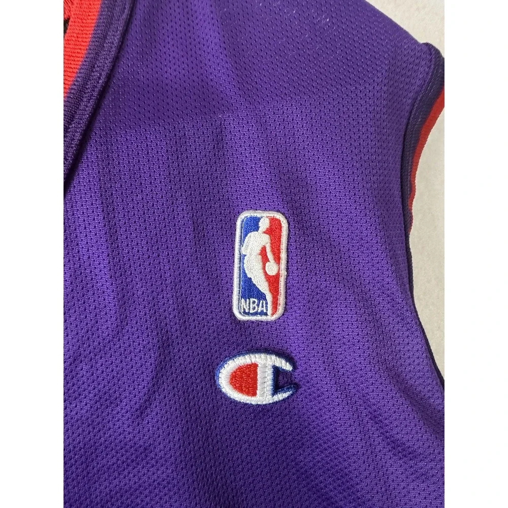 Vintage Champion Vince Carter Toronto Raptors Jersey Mens L Size 44 Retro